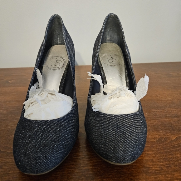 Jessica Simpson denim pumps Oscar - Picture 2 of 9